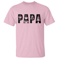 Camping Papa T Shirt Camper Dad Fathers Day Gift
