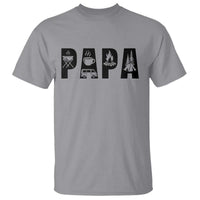 Camping Papa T Shirt Camper Dad Fathers Day Gift