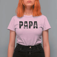 Camping Papa T Shirt For Women Camper Dad Fathers Day Gift