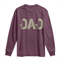 Gun Lover Dad Long Sleeve Shirt Funny Hunter Dad Fathers Day Gift