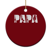 Proud Hunter Dad Ceramic Ornament Funny Hunting Lifestyle Fathers Day Gift