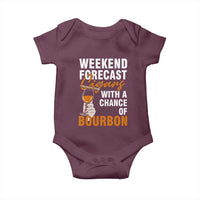 Weekend Forecast Cigars And Bourbon Baby Onesie Gift For Women - Wonder Print Shop