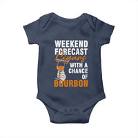 Weekend Forecast Cigars And Bourbon Baby Onesie Gift For Women - Wonder Print Shop