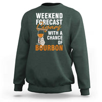 Weekend Forecast Cigars And Bourbon Sweatshirt Gift For Women - Wonder Print Shop