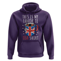Funny Tea Lover Hoodie This Is My Favorite Tea Shirt Party UK Flag - Wonder Print Shop