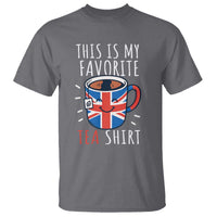 Funny Tea Lover T Shirt This Is My Favorite Tea Shirt Party UK Flag - Wonder Print Shop