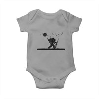 Bigfoot Hunting With Rifle Baby Onesie Funny Outdoor Hunter Gift - Wonder Print Shop