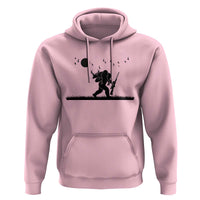 Bigfoot Hunting With Rifle Hoodie Funny Outdoor Hunter Gift - Wonder Print Shop
