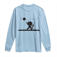 Bigfoot Hunting With Rifle Long Sleeve Shirt Funny Outdoor Hunter Gift - Wonder Print Shop
