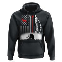 Bow Deer Hunting Hoodie American Flag Hunter Gift - Wonder Print Shop