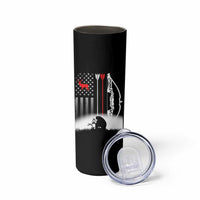 Bow Deer Hunting Skinny Tumbler American Flag Hunter Gift