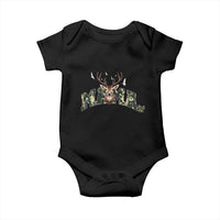 Mama Hunting Life Baby Onesie Deer Head Camo Gift - Wonder Print Shop