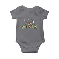 Mama Hunting Life Baby Onesie Deer Head Camo Gift - Wonder Print Shop