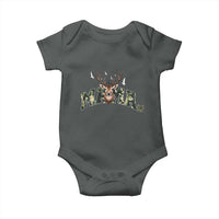 Mama Hunting Life Baby Onesie Deer Head Camo Gift - Wonder Print Shop