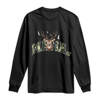 Mama Hunting Life Long Sleeve Shirt Deer Head Camo Gift - Wonder Print Shop