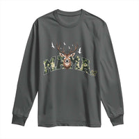 Mama Hunting Life Long Sleeve Shirt Deer Head Camo Gift - Wonder Print Shop
