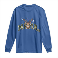 Mama Hunting Life Long Sleeve Shirt Deer Head Camo Gift - Wonder Print Shop