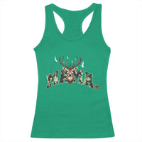 Mama Hunting Life Racerback Tank Top Deer Head Camo Gift - Wonder Print Shop