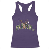 Mama Hunting Life Racerback Tank Top Deer Head Camo Gift - Wonder Print Shop