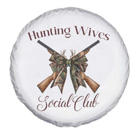 Funny Hunter Wife Spare Tire Cover Hunting Wives Social Club - Wonder Print Shop
