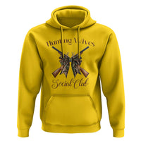 Funny Hunter Wife Hoodie Hunting Wives Social Club - Wonder Print Shop