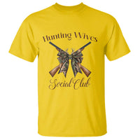 Funny Hunter Wife T Shirt Hunting Wives Social Club - Wonder Print Shop