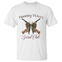 Funny Hunter Wife T Shirt Hunting Wives Social Club - Wonder Print Shop