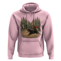 Funny Skeleton Riding Labrador Hunting Hoodie Gift For Hunter - Wonder Print Shop