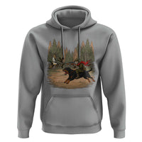 Funny Skeleton Riding Labrador Hunting Hoodie Gift For Hunter - Wonder Print Shop