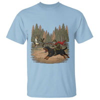 Funny Skeleton Riding Labrador Hunting T Shirt Gift For Hunter - Wonder Print Shop