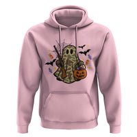 Funny Camo Hunter Halloween Ghost Costume Hoodie - Wonder Print Shop