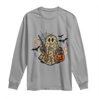 Funny Camo Hunter Halloween Ghost Costume Long Sleeve Shirt - Wonder Print Shop