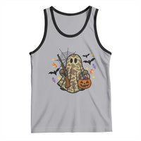 Funny Camo Hunter Halloween Ghost Costume Tank Top - Wonder Print Shop
