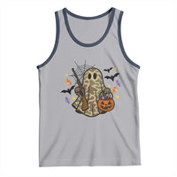 Funny Camo Hunter Halloween Ghost Costume Tank Top - Wonder Print Shop