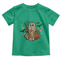 Funny Camo Hunter Halloween Ghost Costume Toddler T Shirt - Wonder Print Shop
