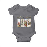 Santa Funny Christmas Hunter Look Baby Onesie He Is Hunting - Wonder Print Shop