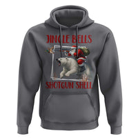 Funny Christmas Hunting Hoodie Jingle Bells Shotgun Shells - Wonder Print Shop