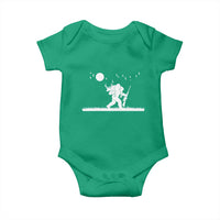 Sasquatch Hunter With Rifle Baby Onesie Funny Bigfoot Outdoor Design - Wonder Print Shop