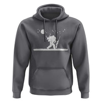 Sasquatch Hunter With Rifle Hoodie Funny Bigfoot Outdoor Design - Wonder Print Shop