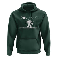 Sasquatch Hunter With Rifle Hoodie Funny Bigfoot Outdoor Design - Wonder Print Shop