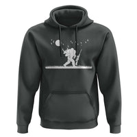 Sasquatch Hunter With Rifle Hoodie Funny Bigfoot Outdoor Design - Wonder Print Shop