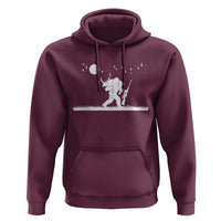 Sasquatch Hunter With Rifle Hoodie Funny Bigfoot Outdoor Design - Wonder Print Shop
