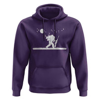 Sasquatch Hunter With Rifle Hoodie Funny Bigfoot Outdoor Design - Wonder Print Shop