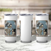 Border Collie Mom Skeleton Tarot Card Tumbler Cup Boop Sheepdog Dog Lover Gift