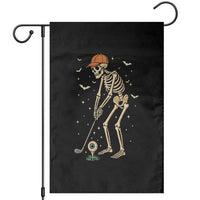 Halloween Skeleton Golfer Garden Flag Funny Golf Lover Gift - Wonder Print Shop