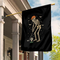 Halloween Skeleton Golfer Garden Flag Funny Golf Lover Gift - Wonder Print Shop