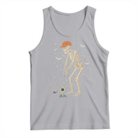 Halloween Skeleton Golfer Tank Top Funny Golf Lover Gift - Wonder Print Shop