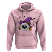 Halloween Golfer Gift Hoodie Creepy Golf Ball With Witch Hat - Wonder Print Shop