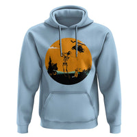 Funny Skeleton Golf Player Hoodie Halloween Gift - Wonder Print Shop