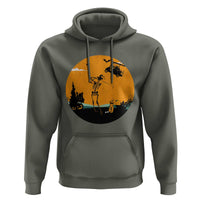 Funny Skeleton Golf Player Hoodie Halloween Gift - Wonder Print Shop